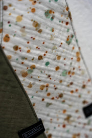 Lätzchen Set - Punkte grün