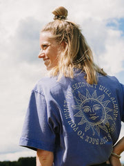 GOOD ENERGY - Oversized T-Shirt lila