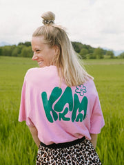 KARMA - Oversized T-Shirt pink