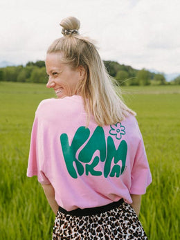 KARMA - Oversized T-Shirt pink