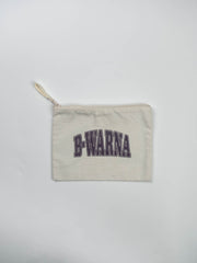 Täschchen - natur/lila