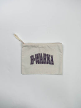 Täschchen - natur/lila