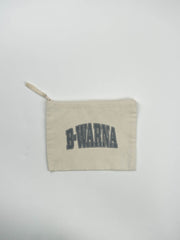 Täschchen - natur/grau