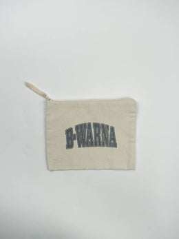 Täschchen - natur/grau