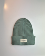 WARNA KIDS Rib Beanie - Aloe