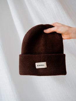 WARNA Classic Beanie - Schoko