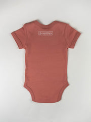 PELANGI Baby Strampler - lachs