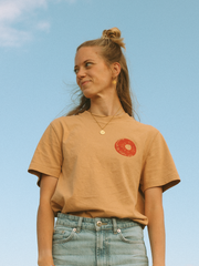 RHYTHM OF LIFE - T-Shirt braun