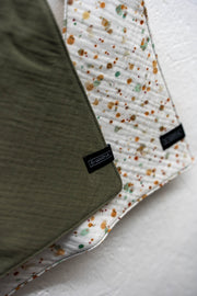 Lätzchen Set - Punkte grün