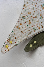 Lätzchen Set - Punkte grün