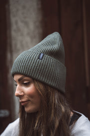 WARNA Oversized Beanie - Khaki