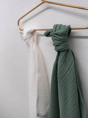 Musselin Tuch Set - Aloe