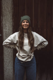 WARNA Oversized Beanie - Khaki