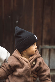 WARNA Kids Beanie - Schwarz