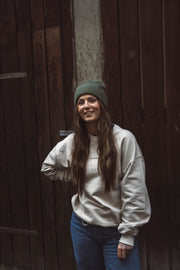 WARNA Oversized Beanie - Khaki