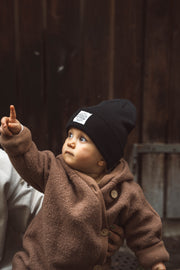 WARNA Kids Beanie - Schwarz