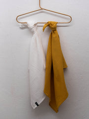 Musselin Tuch Set - Senf